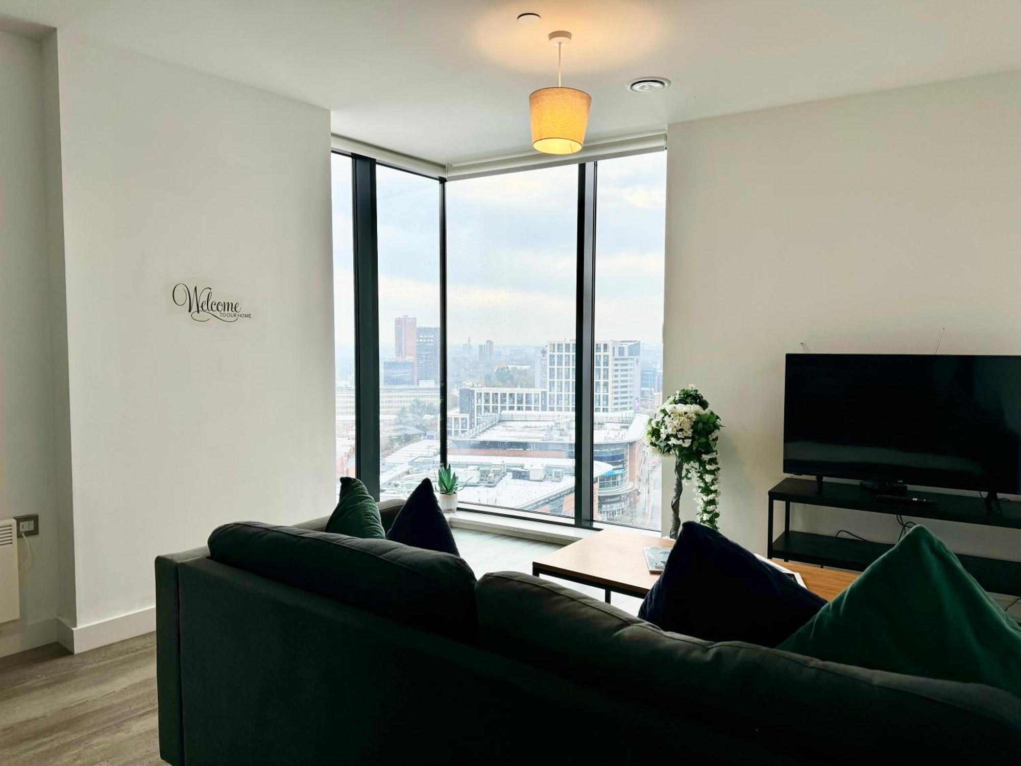 Premium Deals L Last-Minute Stay L 4 Min Walk To Birmingham Central Library L 18Th Floor 2 Bed 2 Bath City Centre Penthouse With Gym & Netflix By Jvt Short Lets Zewnętrze zdjęcie