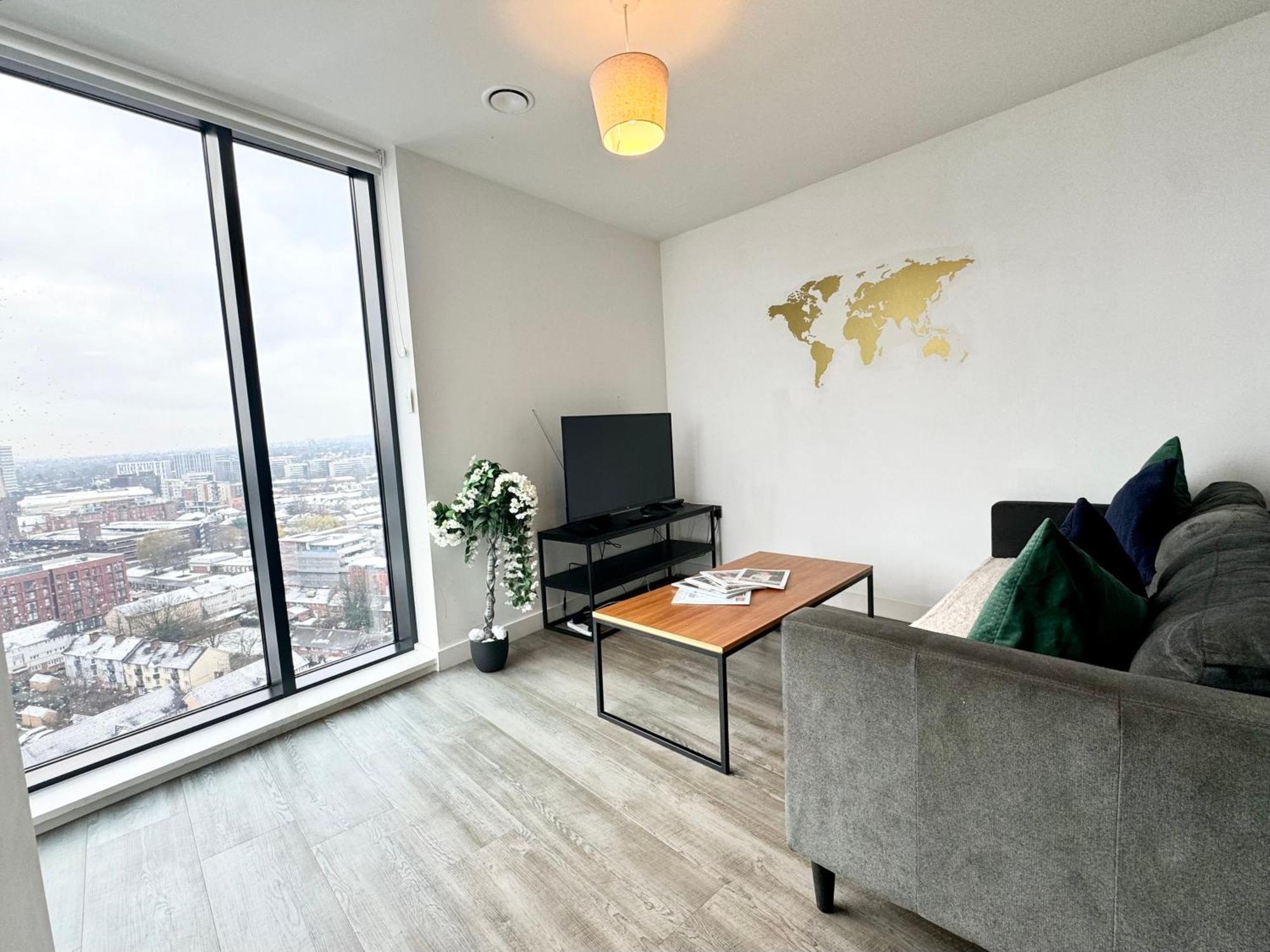 Premium Deals L Last-Minute Stay L 4 Min Walk To Birmingham Central Library L 18Th Floor 2 Bed 2 Bath City Centre Penthouse With Gym & Netflix By Jvt Short Lets Zewnętrze zdjęcie